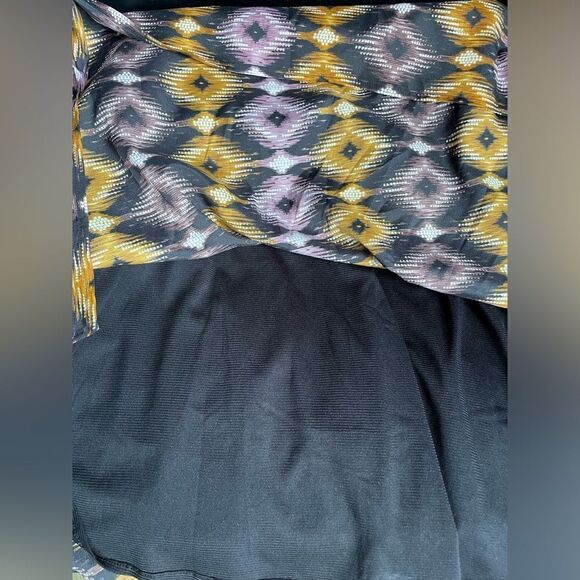 Bar III Multicolored Geometric Designed Fit and Flare Dress (Size: Medium) - Picture 9 of 12